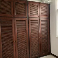 کمد دیواری چوب راش در حد نو