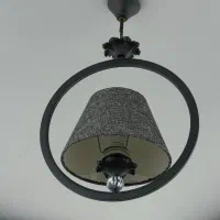 لوستر اتاق خواب طوسی
