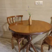 میزوصندلی چوبی