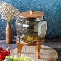 کلمن شیشه ای استند کیک بانکه بلور گلدان ظروف