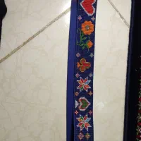 کمربند قدیمی منجوق  بافت
