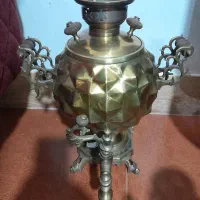 سماوربرنجی وچراغ گرسوز