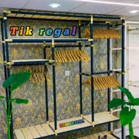 دکور لباس/قفسه رگال جا لباسی/استند/طبقه چوب ویترین|فروشگاه و مغازه|شیراز, دباغ خانه|دیوار