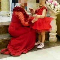 ست مادر دختری ، لباس مجلسی رومی ، لباس کودک