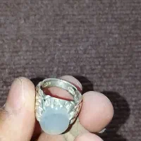 انگشتر نقره عقیق سوسنی