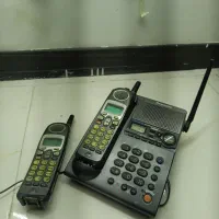 تلفن بیسیم بی سیم پاناسونیک ژاپنی باطری سالم