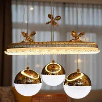 لوسترمدرن‌ وارداتی‌ اصل ‌ LB00475 سه‌گوی طلایی