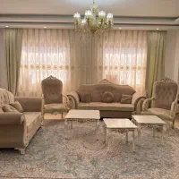 مبل هفت نفره با دو عدد میز جلو مبلی