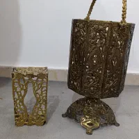 سطل و جا دستمال کاغذی برنجی