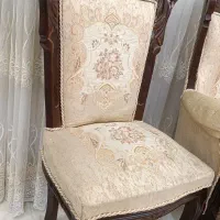 مبلمان منبت کامل چوب 9 نفره با میز