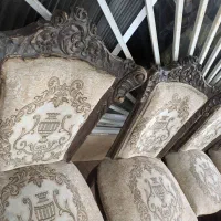 مبلمان استیل چوب گردو اصل