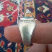 انگشتر نقره نگین فیروزه