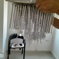 لوستر|لوستر و چراغ آویز|صومعه‌سرا, |دیوار