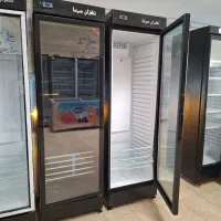 یخچال ایستاده مشکی چرخدار