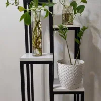 پایه گلدان فلزی