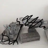 جا کاردی نو و۱۲ تا  فنجون چایخوری با ۲ قندون