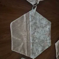 رانر ۴ تکه و تابلو سرمه دوزی قدیمی