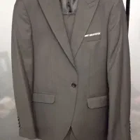 کت و شلوار مشکی سیاه