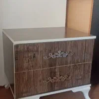میز کامپیوتر و صندلی و پا تختی