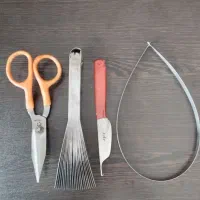 ابزار قالی‌بافی کامل و سالم