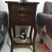 میز تلفن چوبی سالم