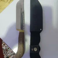 چاقو زنجان با کیف کمری اصل چرم گاوی