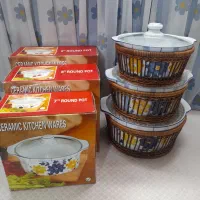 آجیل خوری و  ظروف قدیمی    گل پنبه