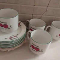 چای خوری گوجه ای|ظروف سرو و پذیرایی|تهران, آشتیانی|دیوار