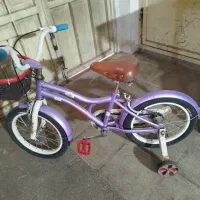 دوچرخه 16 صورتی مرتب