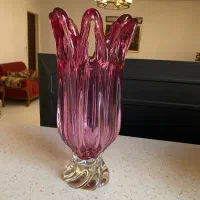 گلدان کریستال ایراد دار