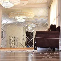 آینه پازلی پازل سفید لوزی