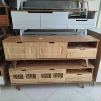 میز تلویزیون  جاکفشی اینه گرد (کد۱۳۵)