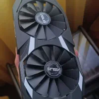 کارت rx580 asus  dual سالم سالم