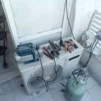 نصب اسپیلت جابه جا ی شستشو تعویض خازن لوله کشی