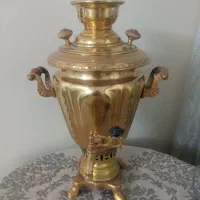 سماور زغالی برنجی قدیمی