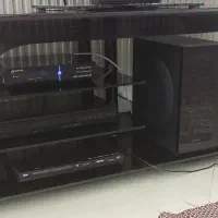 میز تلویزیون شیشه ای
