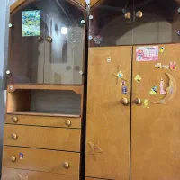 کمد دوقلو چوبی