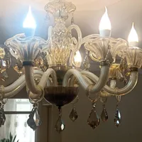 لوستر کریستال ۸شاخه|لوستر و چراغ آویز|تهران, زنجان|دیوار