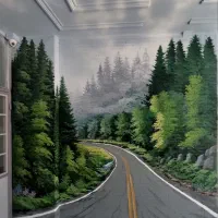 اجرای نقاشی دیواری زینلی
