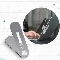 پایه نگهدارنده موبایل کنار لپ تاپ
