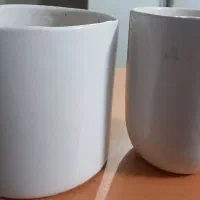 گلدان سفالی خالی ۵ عدد ۳تا بزرک ۲ تا کوچک