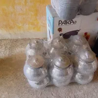 کتری وقوری و ظرف غذا و دیزی به تعداد ۳۰ الی ۴۰ عدد
