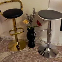 صندلی جک دار نیل پر و میز عسلی کیف سامسونتی