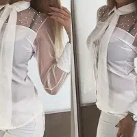 شومیز توری jenifer پوشیده نشده