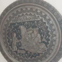 سینی مسی قلم زنی