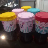 ظروف وارداتی نو نشکن درب سیلیکون دونه ای۱۰۰