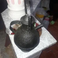 کتری ذغالی با آلیاژ آلمینیوم برای سریع جوشیدن اب