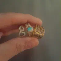 انگشتر فیروزه طلاروس رنگ ثابت