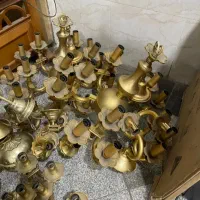 خرید و فروش لوستر طلایی رنگ ثابت بالاترین قیمت