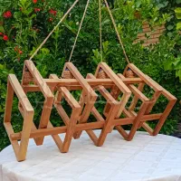 لوستر چوبی آلرین کد ۷۰۸.۴